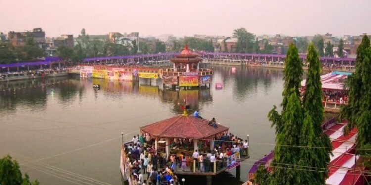 वीरगञ्ज घडीअर्वा पोखरीमा छठको तयारी थालियो