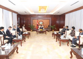 प्रधानमन्त्री ओलीसँग चिनियाँ नेताको भेटवार्ता