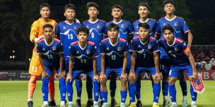 एएफसी यू-१७ एसिया कपको छनोटमा नेपाल कतारसँग पराजित