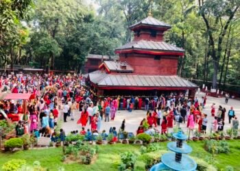 कालिका मन्दिरमा चार लाख दर्शनार्थी