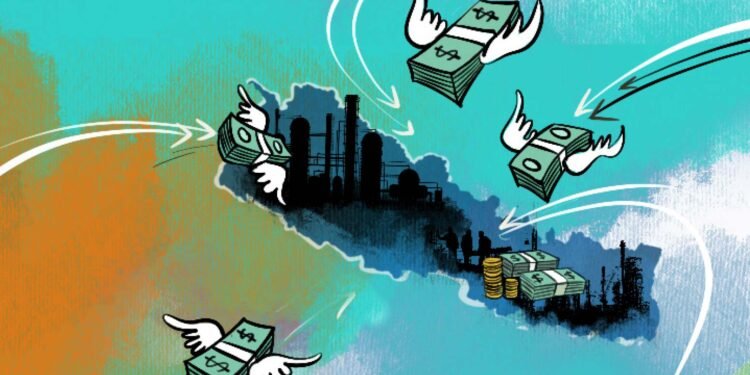 दुुई महिनामा भित्रियो दुुई अर्ब ७१ करोड वैदेशिक लगानी
