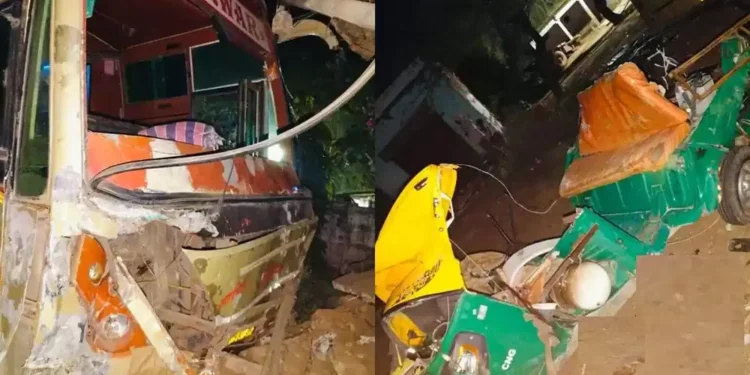 भारतको राजस्थानमा बस र अटो ठोक्किँदा आठ बालबालिकासहित १२ जनाको मृत्यु