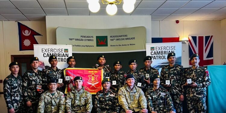 नेपाली सेनालाई स्वर्ण पदक