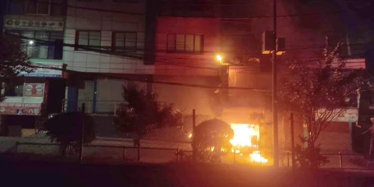 बालकुमारीमा विद्युत चुहावट भएर आगलागी