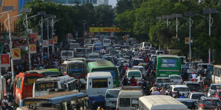 काठमाडौंको ट्राफिक व्यवस्थापन अस्तव्यस्त