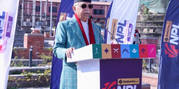 एनपीएलले नेपालका युवा प्रतिभालाई उजगार गर्नेछ- प्रधानमन्त्री ओली