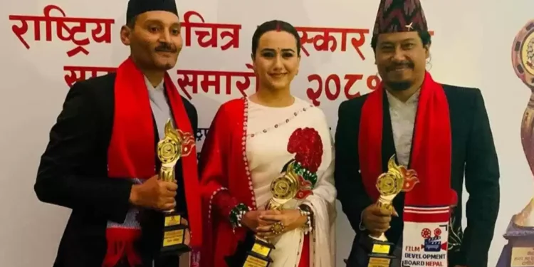 विपिन र स्वस्तिमालाई उत्कृष्ट अभिनेता-अभिनेत्रीको राष्ट्रिय चलचित्र पुरस्कार