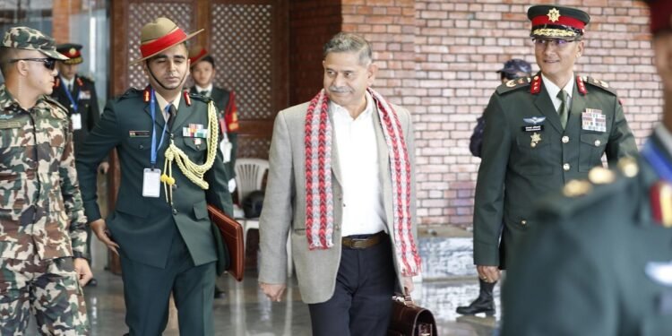 भारतका सेनाध्यक्ष द्विवेदीलाई आज नेपाली सेनाको मानार्थ महारथीको दर्जा प्रदान गरिँदै