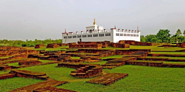लुम्बिनीमा हजार बुद्ध गुम्बा निर्माण