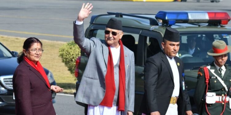प्रधानमन्त्री ओली चीन प्रस्थान