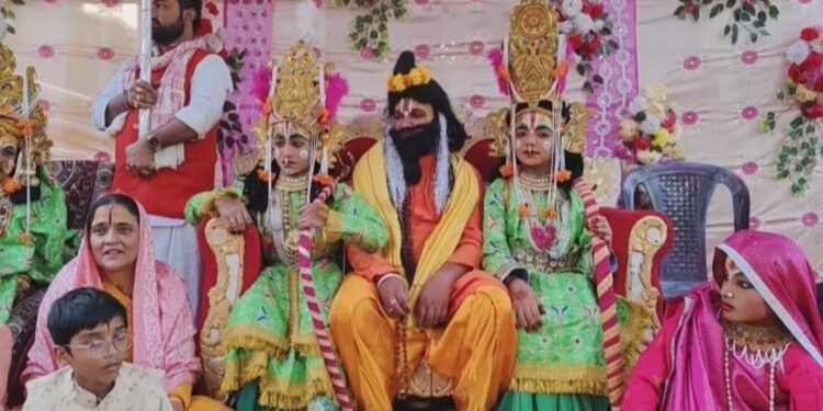 राम जानकी विवाहपञ्चमी महोत्सवः चौथो दिन तिलकोत्सव