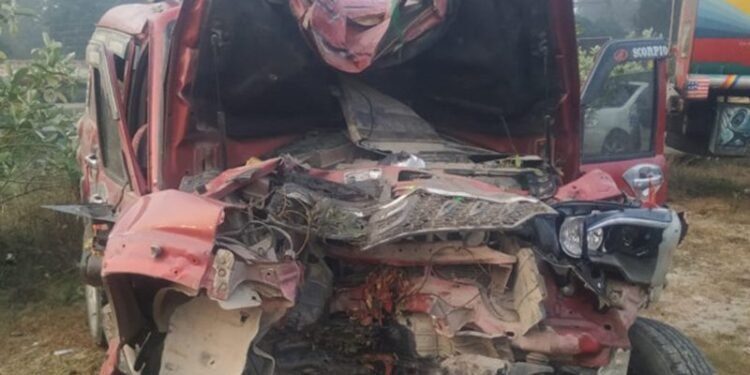 स्कारपियो दुर्घटनाः ८ जनाको मृत्यु, ४ घाइते