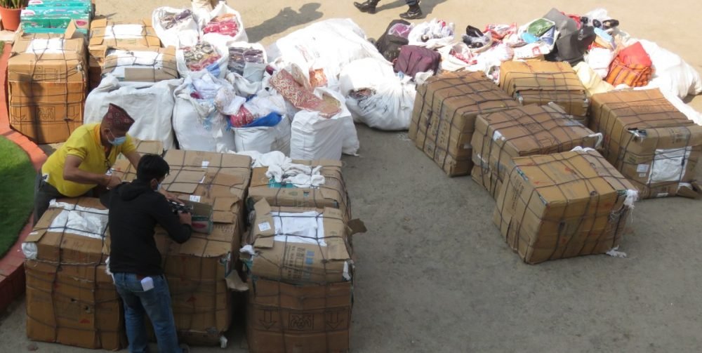 सशस्त्र प्रहरीद्वारा पर्सामा २१ करोड मूल्य बराबरको भन्सार छलीका सामान बरामद