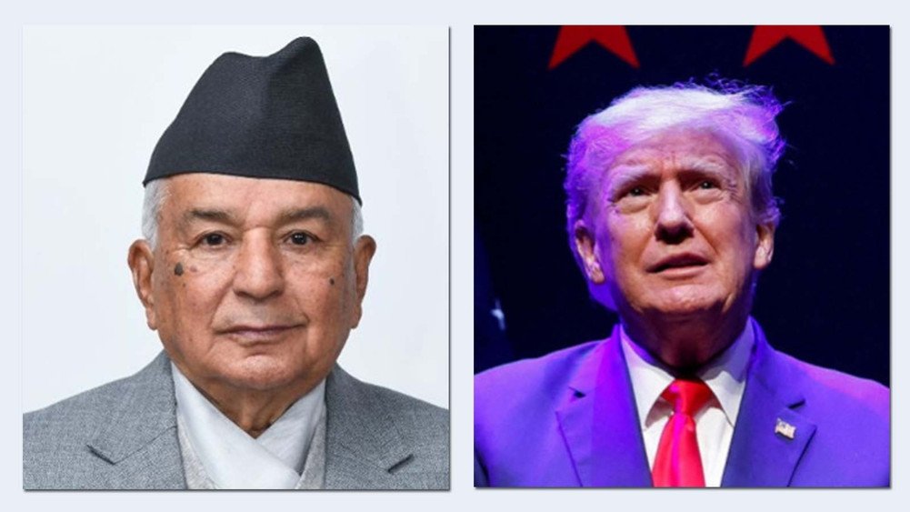 राष्ट्रपति पौडेलले दिए अमेरिकी राष्ट्रपति ट्रम्पलाई बधाई