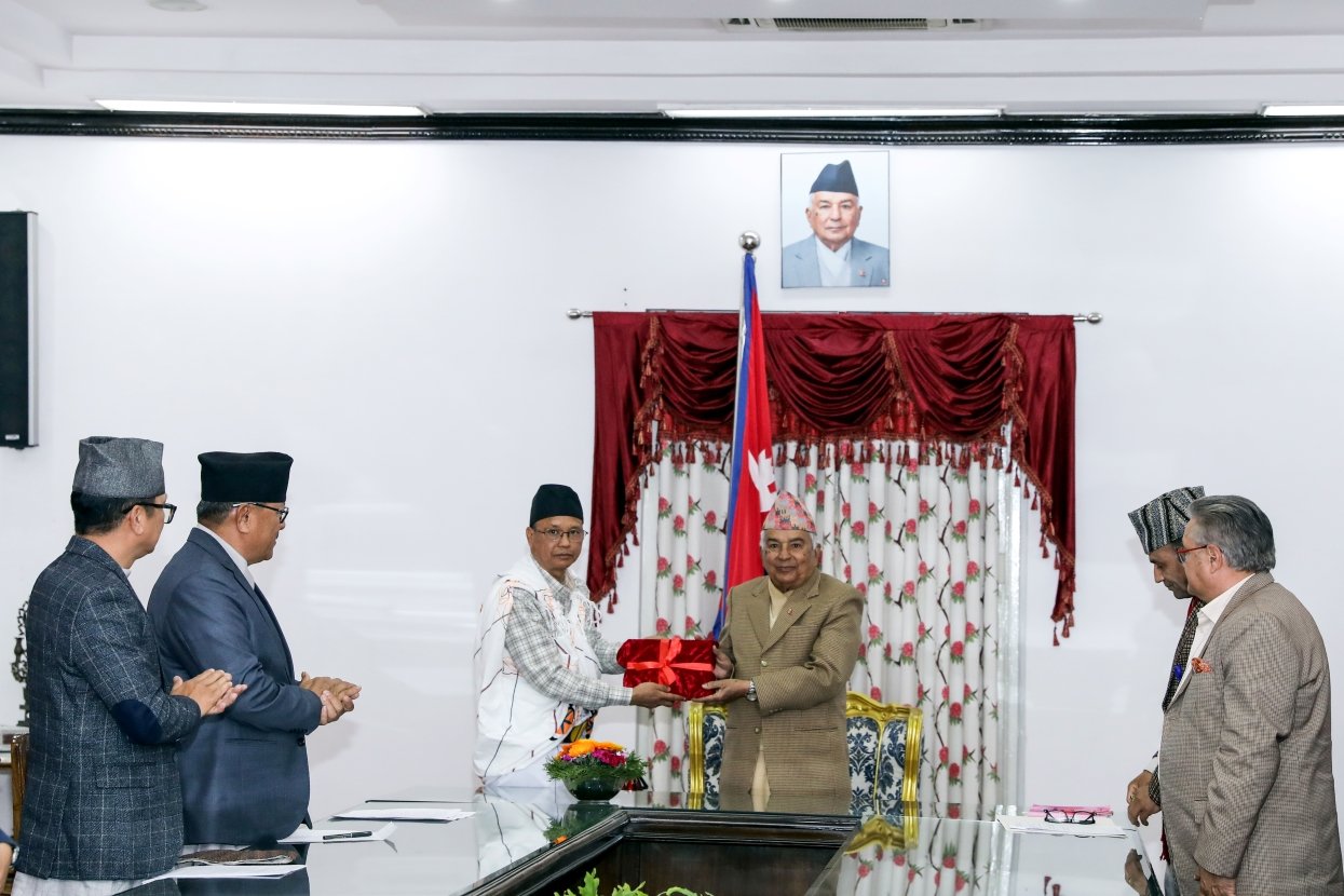 राष्ट्रपतिसमक्ष जनजाति आयोगको वार्षिक प्रतिवेदन प्रस्तुत