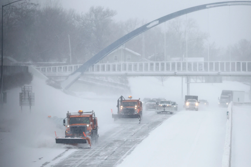 ठूलो आँधीबेहरी, हिमबर्षा र चिसो चिन्ताले अमेरिकाका अधिकांश भाग आक्रान्त