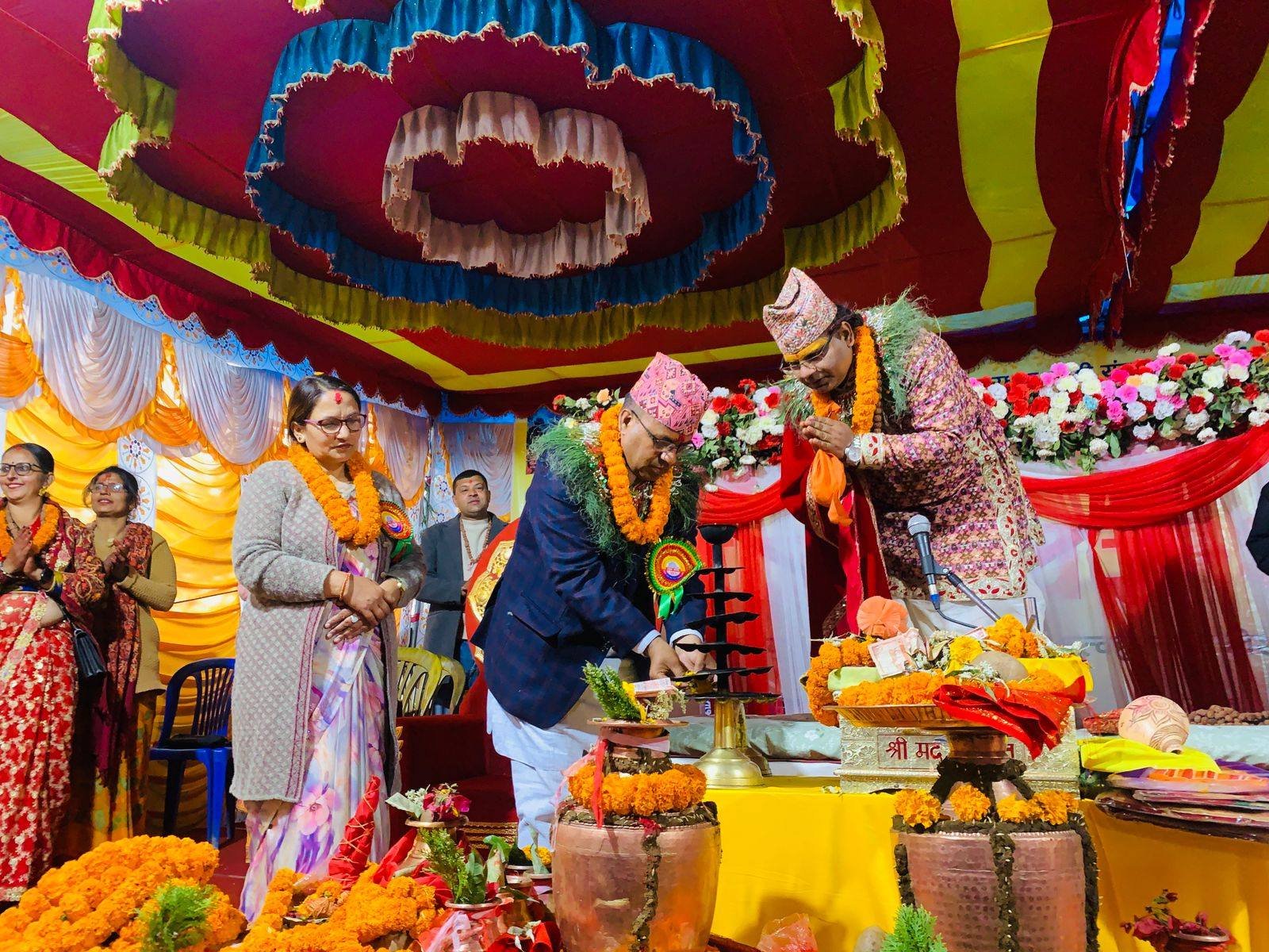 चिम्टेश्वरमा श्रीमद्भागवत धान्याञ्चल विराट ज्ञान यज्ञ–२०८१ को शुभारम्भ, महाशिवरात्रिमा रुद्राभिषेक सम्पन्न हुने