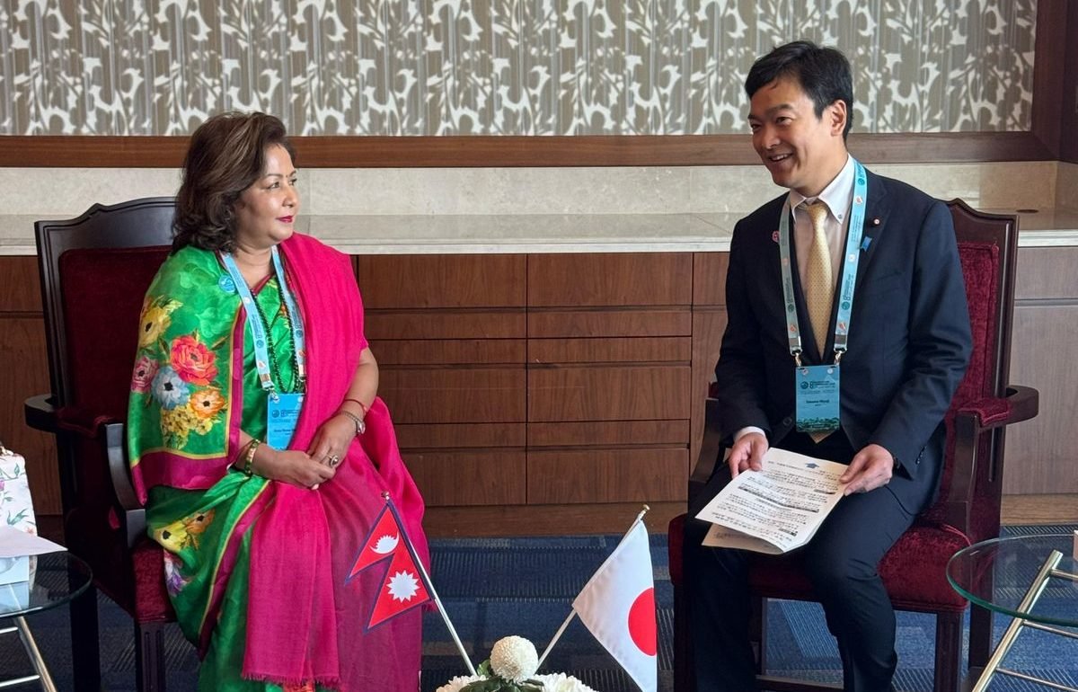 परराष्ट्रमन्त्री डा देउवा र जापानी विदेशराज्यमन्त्री भेटवार्ता, विपी राजमार्गको पुनर्निर्माणका लागि आग्रह