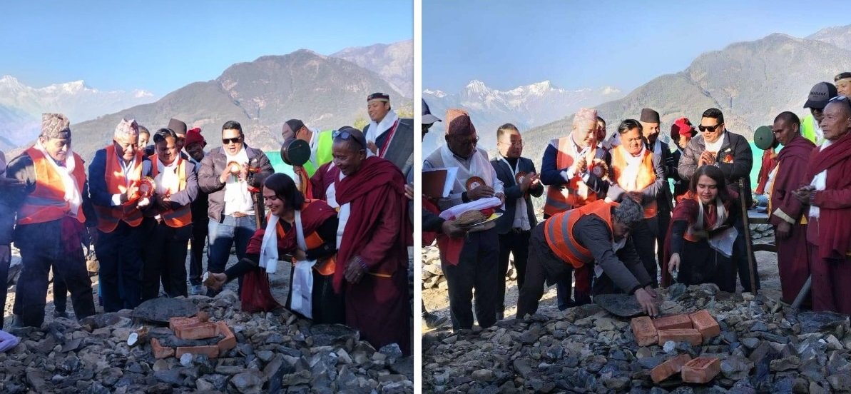 भारतको सहयोगमा धादिङको कुरीमा स्वास्थ्यचौकी-वर्थिङ्ग सेन्टर भवन बन्दै