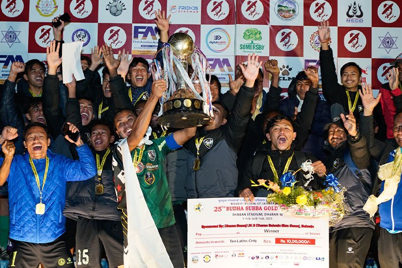 एनआरटी बन्यो बुढासुब्बा गोल्डकपको च्याम्पियन