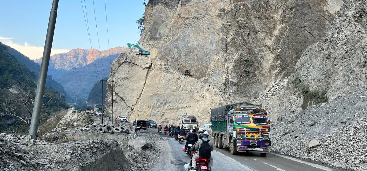 मुग्लिन- नारायणगढ सडक: वैकल्पिक मार्ग खुलाउन दुई करोड ६९ लाख विनियोजन