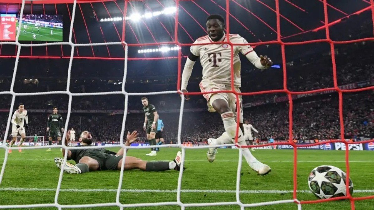 इन्जुरी समयको चौथो मिनेटको गोलले म्युनिख च्याम्पियन्स लिगको दोस्रो चरणमा