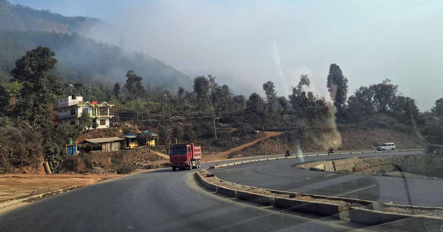 पृथ्वी राजमार्गको पूर्वी खण्डमा ७७ दशमलव सात प्रतिशत प्रगति