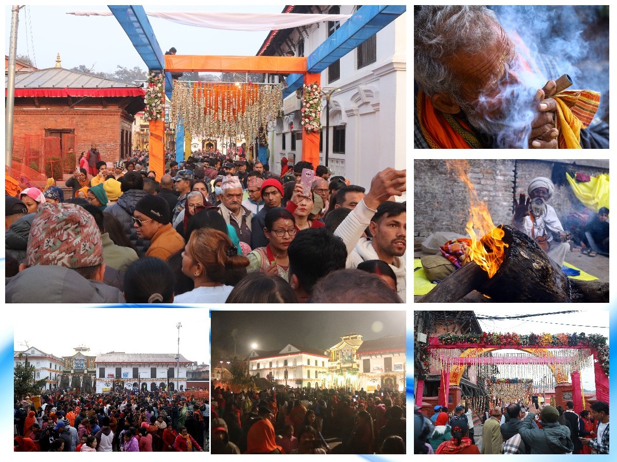 पशुपतिमा शिवरात्रिको रौनक [फोटो फिचर]