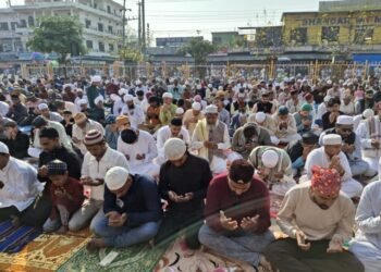 नेपालगञ्जमा धुमधामले ईद पर्व मनाइयो