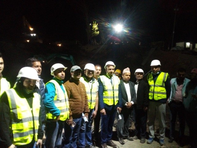 त्रिवि क्रिकेट रङ्गशालाको प्रम सचिवालय टोलीद्वारा निरीक्षण