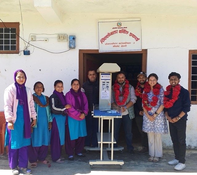 श्रीकोटको सिल्लेगडा बर्थिङ एकाइमा बेबी वार्मर