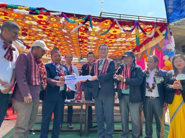 जापानी सहयोगमा निर्मित विद्यालय भवन हस्तान्तरण