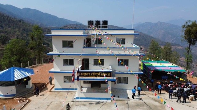 प्रहरी चौकी खार्पाको बाह्र वर्षपछि आफ्नै भवन