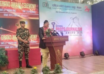 फोटो पत्रकारिताले जीवनलाई जीवन्त र इतिहासलाई अमर बनाउनसक्छः सभामुख घिमिरे