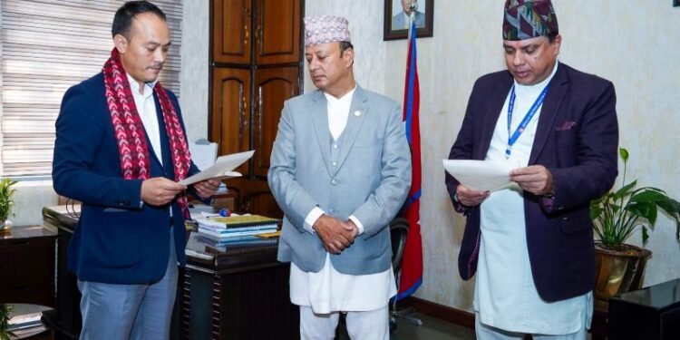 राष्ट्रिय प्रसारण ग्रीड कम्पनी लिमिटेडका सिइओको शपथ