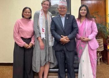 ललितपुर महानगर प्रमुखसँग युरोपेली युनियनका राजदूतद्वारा भेटवार्ता