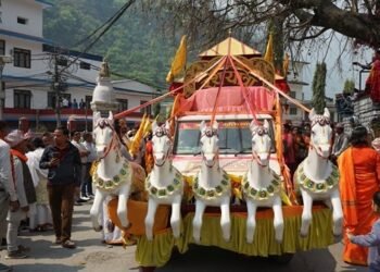 गजेन्द्रमोज्ञनारायण–मुक्तिनाथ रथयात्रा टोली म्याग्दीमा