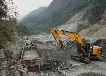 म्याग्दी र कालीगण्डकी नदीको कटान रोक्न ग्याबियन पर्खाल निर्माण