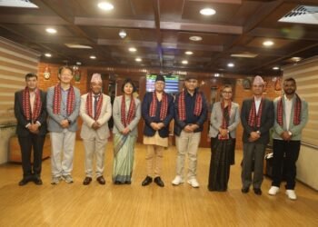 सभामुख घिमिरेसहित नेपाली प्रतिनिधिमण्डल उज्वेकिस्तान प्रस्थान