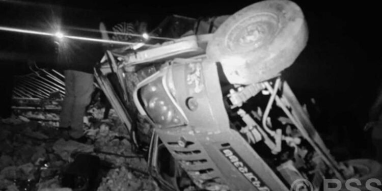 पाल्पामा जिप दुर्घटना हुँदा तीनको मृत्यु, दुई घाइते