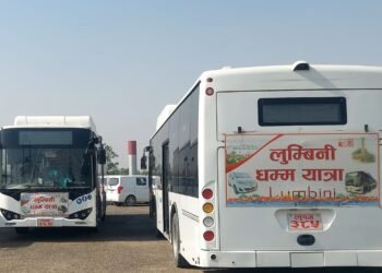 लुम्बिनीका विद्युतीय सवारी प्रयोगविहित