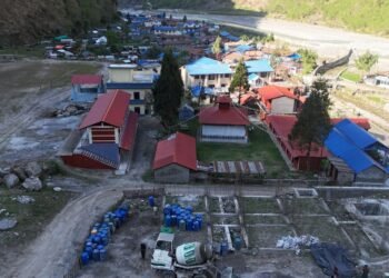 बाढीसम्बन्धी पूर्वसूचना दिन तालगाउँमा साइरन जडान