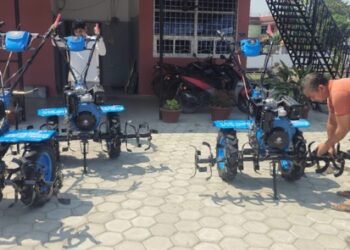 कञ्चनपुरका किसानलाई अनुदानमा ‘मिनी टिलर’