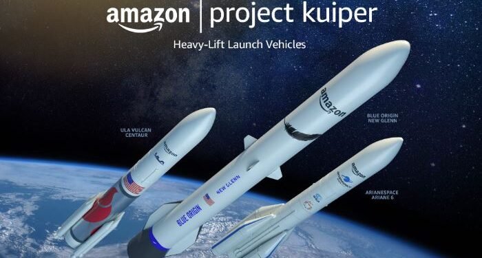 अन्तरिक्ष इन्टरनेटमा मस्कसँग टक्कर दिदैँ अमेजन, ३२०० भु उपग्रह राख्दै