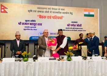 सुदूरपश्चिम प्रदेशका मुख्यमन्त्री र उत्तराखण्डका मन्त्रीबीच भेटवार्ता