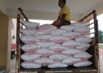 पाल्हीनन्दका किसानलाई धानको बीउ वितरण