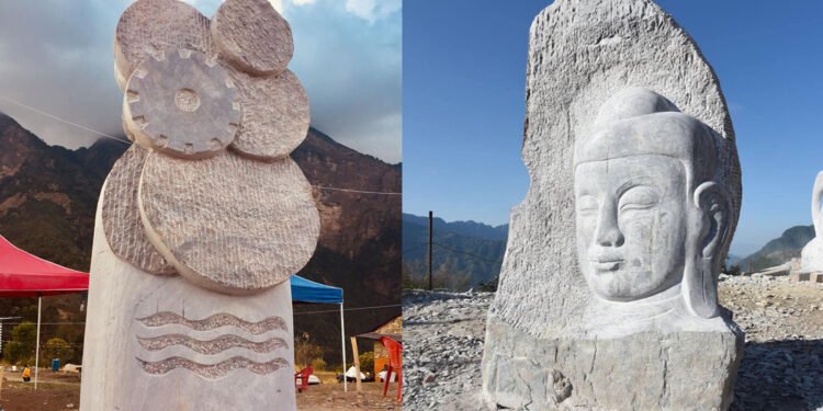 ढुङ्गाका मूर्ति बेचेर जीविका चलाउँदै ७३ वर्षीय विष्ट