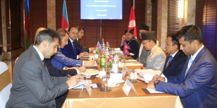 नेपाल र अजरबैजानबीच राजनीतिक परामर्श बैठक सम्पन्न