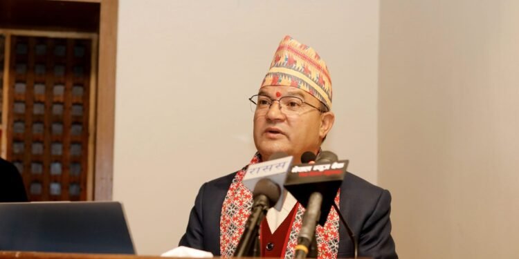 जलवायु संकट समाधानमा साझा धारणा बनाउन सगरमाथा संवाद : मन्त्री शाही