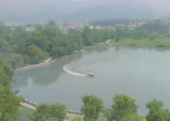 बुलबुले तालमा  मोटरबोट सञ्चालन भएपछि…